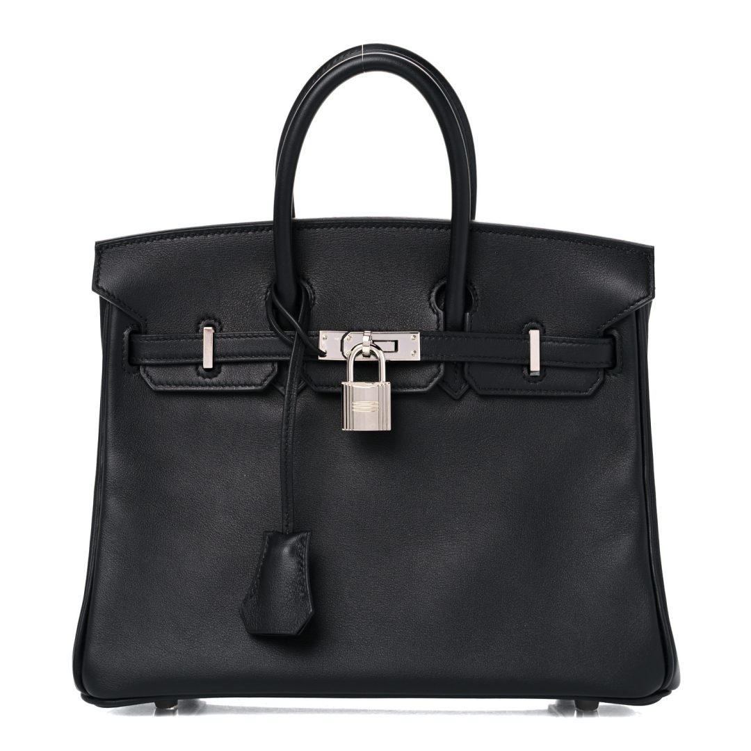 Black Hermes Swift Birkin 25 