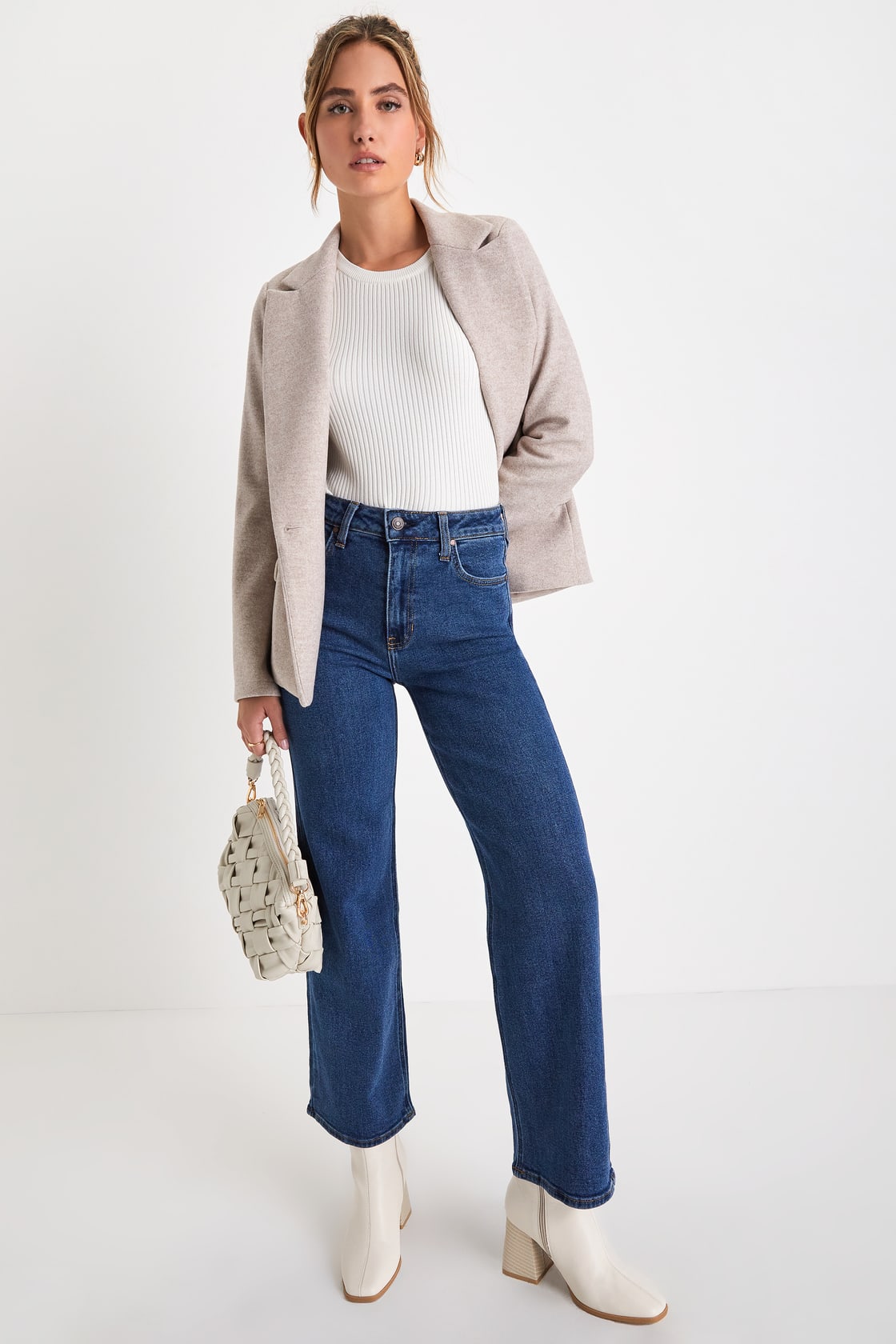 Lulus High-Rise Straight Leg Jeans