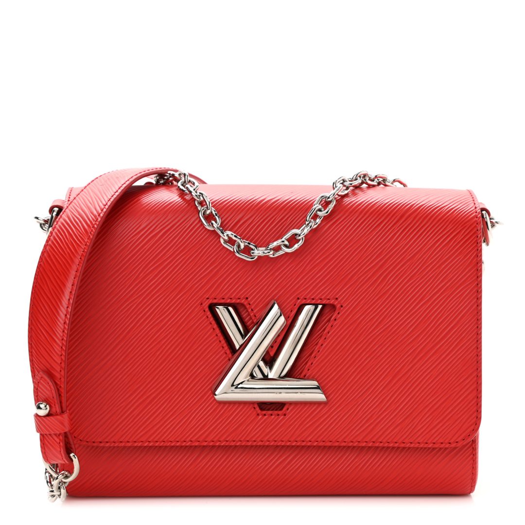 Red Louis Vuitton Epi Twist Shoulder Bag 