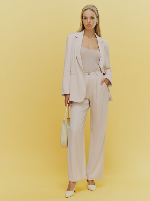 Ivory Reformation The Classic Relaxed Blazer 