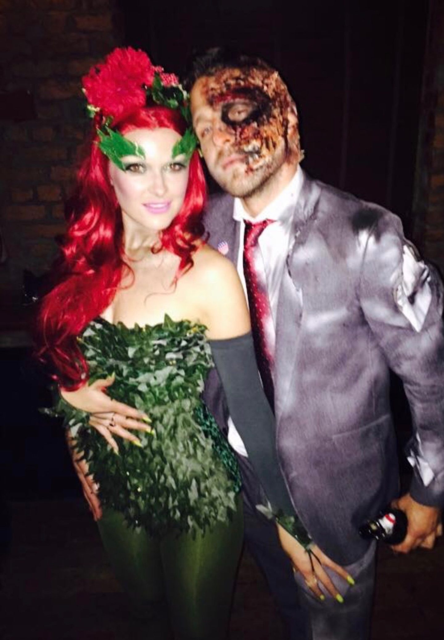 Poison Ivy couples Halloween costume