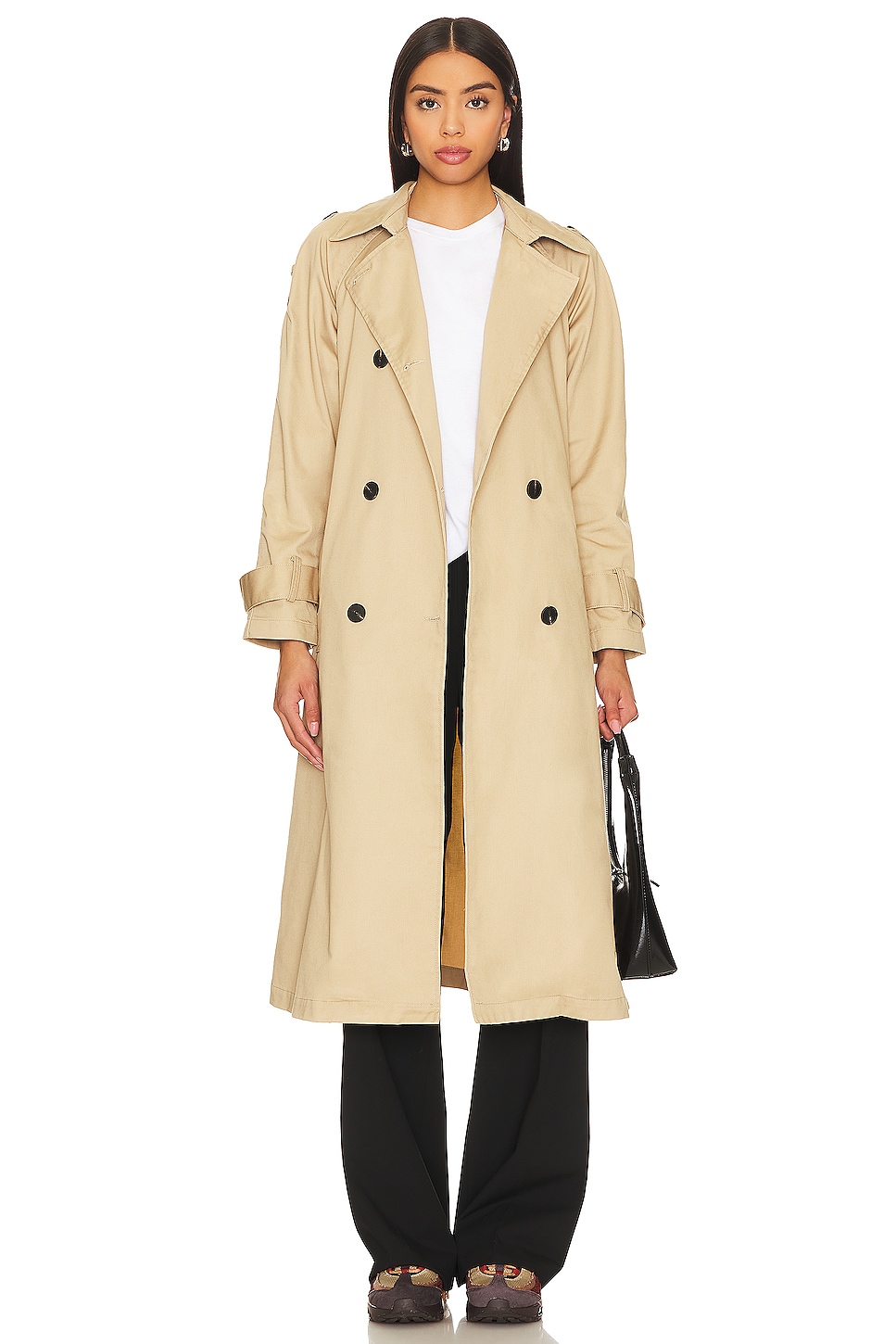 Light beige Lovers and Friends x Rachel Ridley Trench Coat 