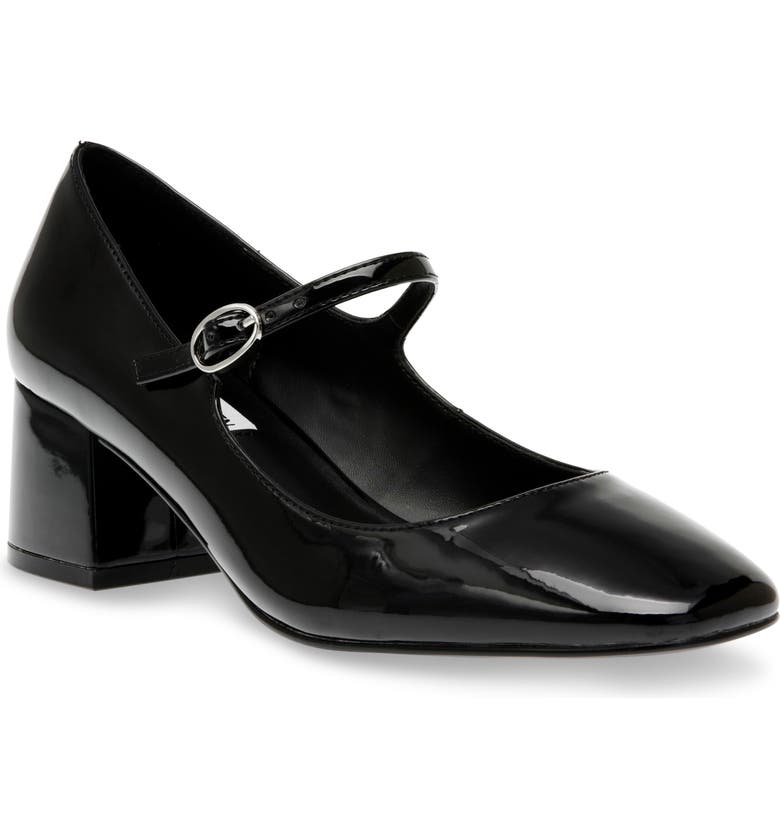 Black Steve Madden Hawke Mary Jane Pump 