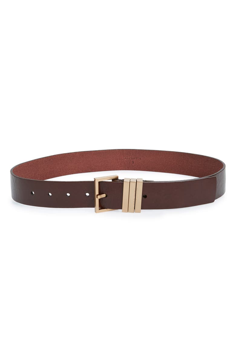 Brown AllSaints Leather Belt 