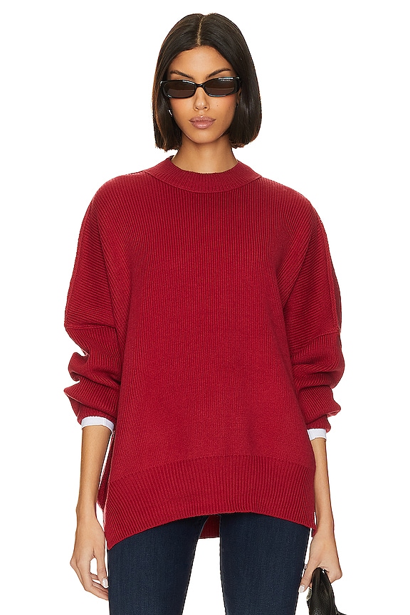 Red Free People Easy Street Tunic