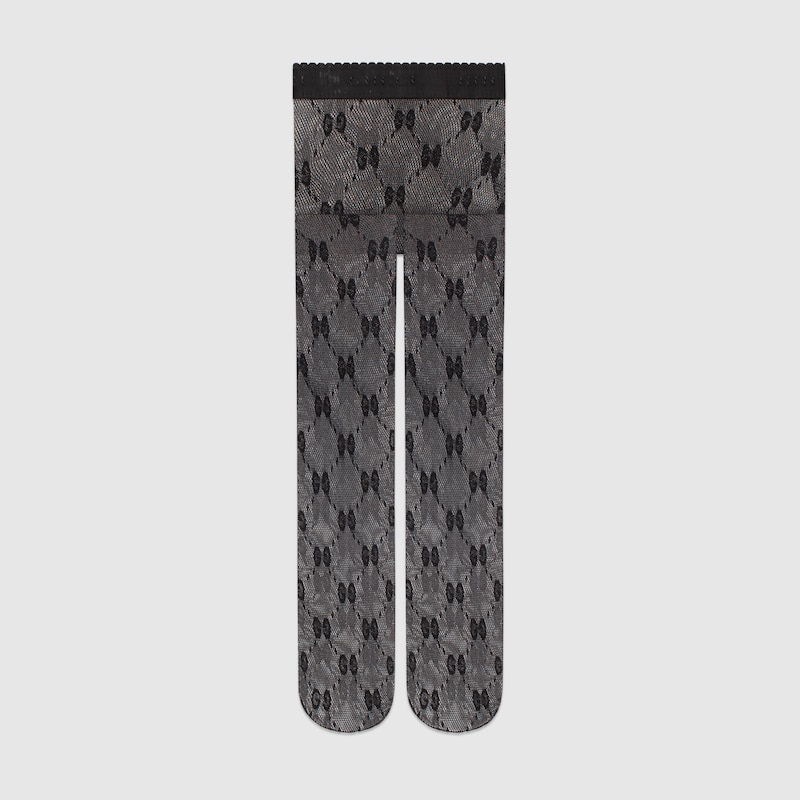 Black Gucci GG Knit Tights 