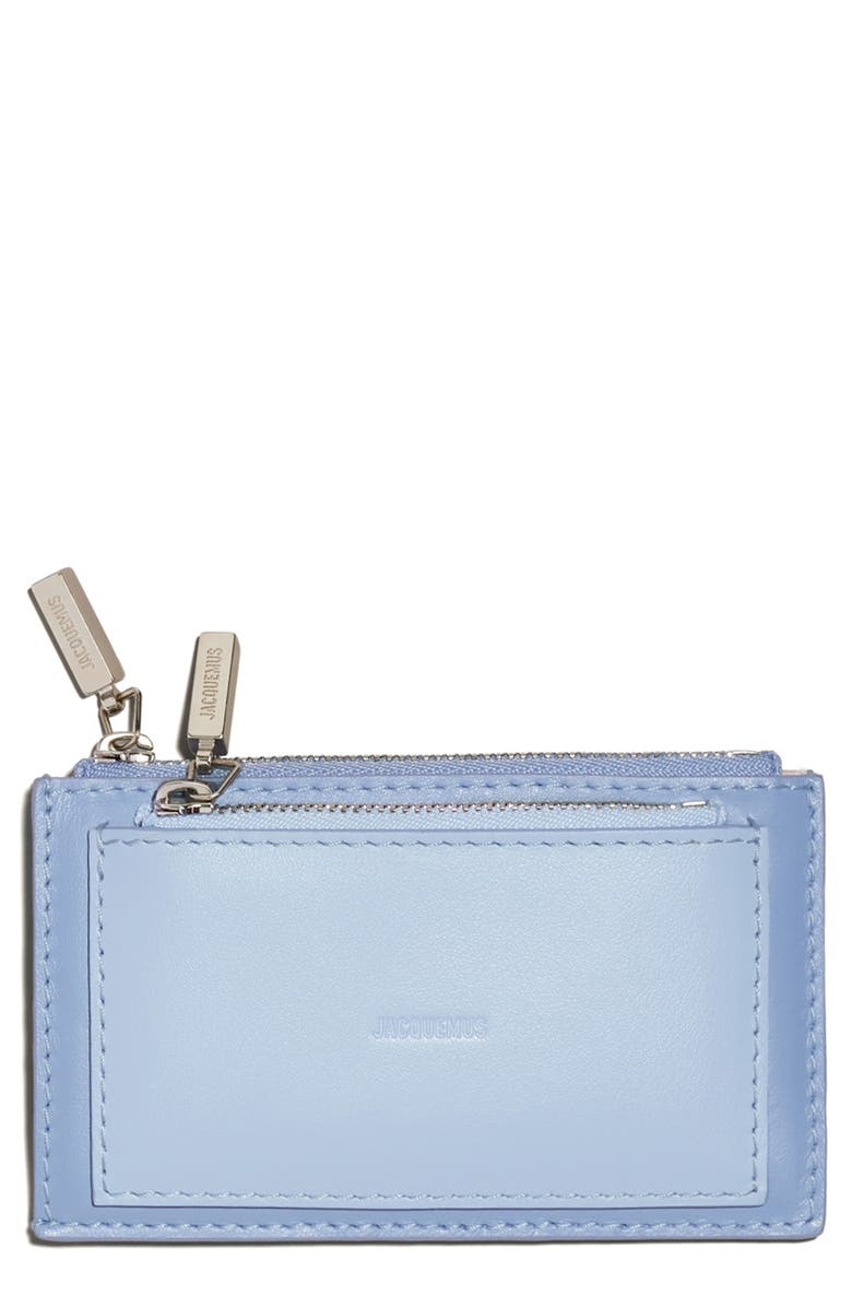 Blue Jacquemus Le Carre Rectangle Card Holder 