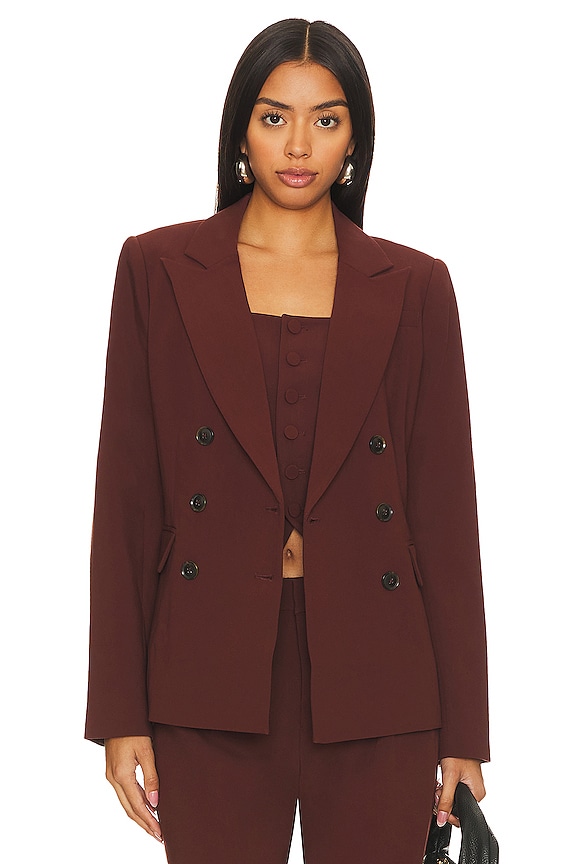Burgundy Paige Malbec Blazer 