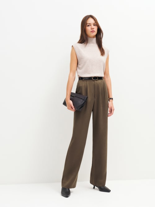 Brown Reformation Mason Pant 