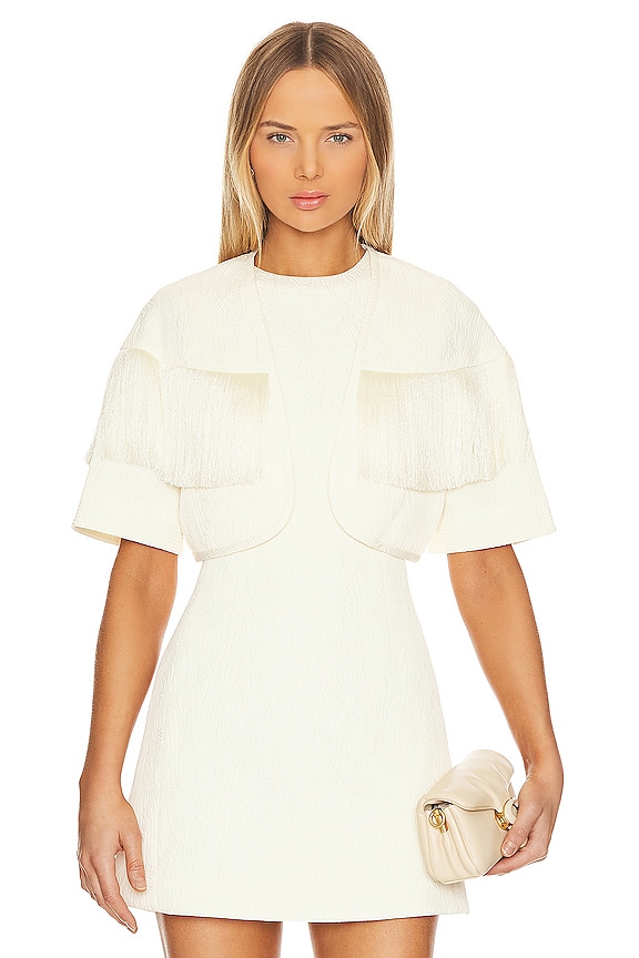 White Alexis Tadeo Capelet 