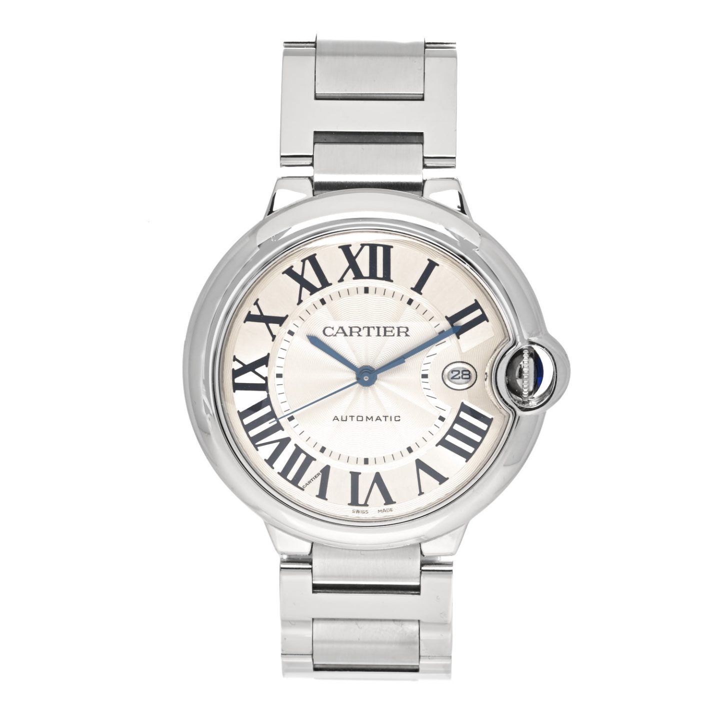 Cartier Stainless Steel 42mm Ballon Bleu De Cartier Automatic Watch 