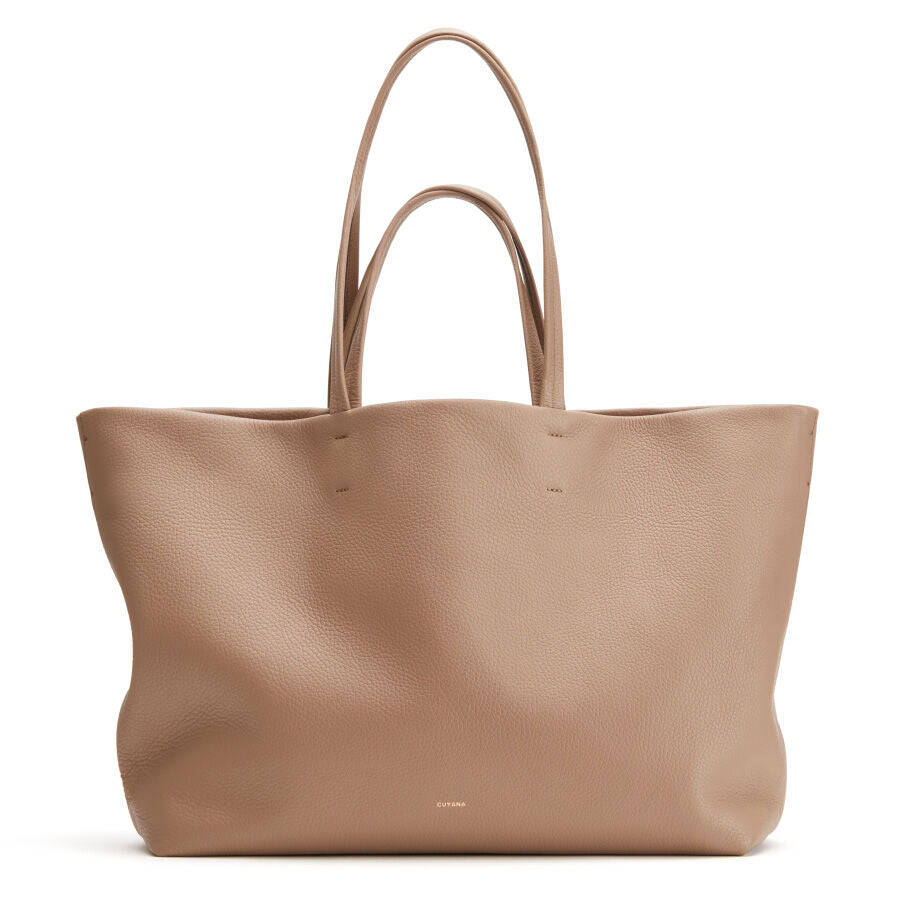 Beige Cuyana Easy Tote 