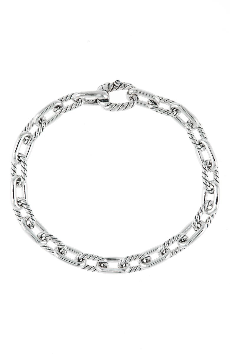 Silver David Yurman DY Madison Chain Medium Bracelet 