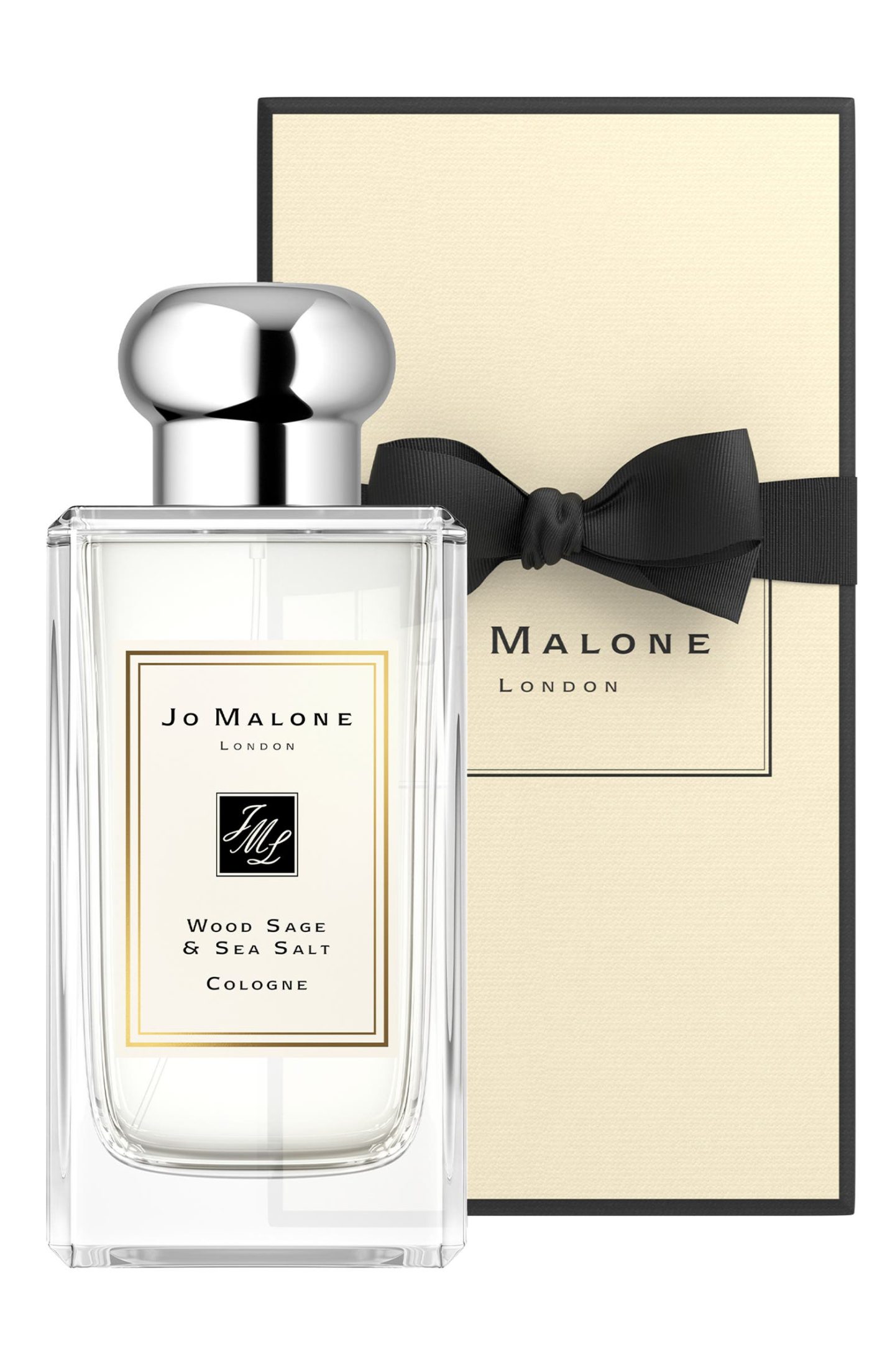 Cream and black Jo Malone Wood Sage & Sea Salt Cologne 