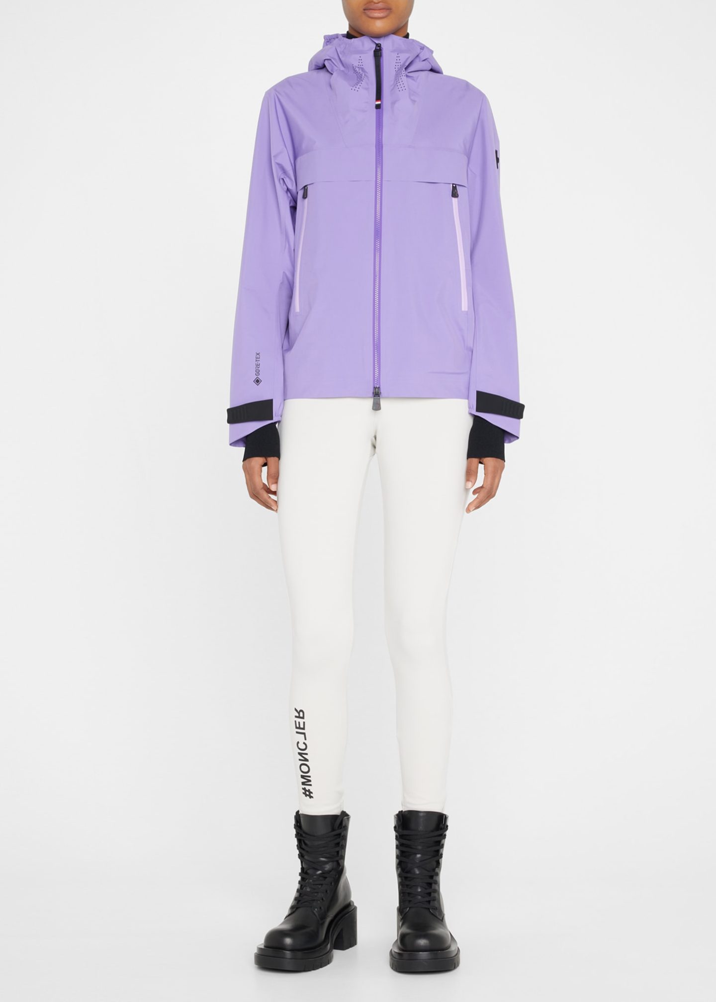 Purple Moncler Grenoble Tullins Ventilated Track Jacket 