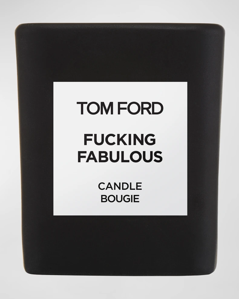 Black and white Tom Ford 21 oz. Fabulous Candle 