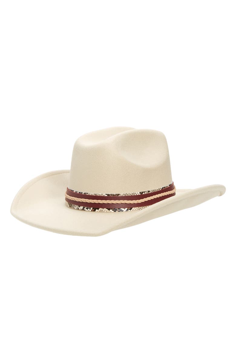 Ivory Treasure & Bond Felt Cowboy Hat 