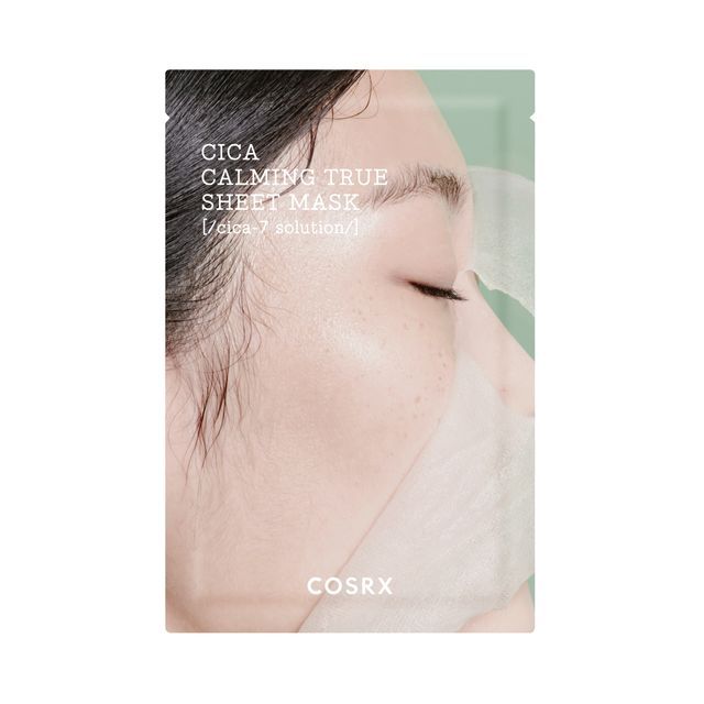 Best Korean Sheet Masks For Acne Prone Skin: COSRX Pure Fit Cica Calming True Sheet Mask