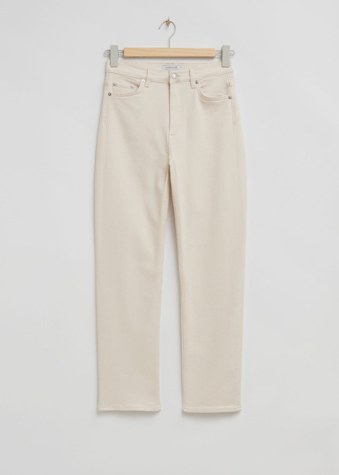 & Other Stories Cream Favorite Cut Jeans