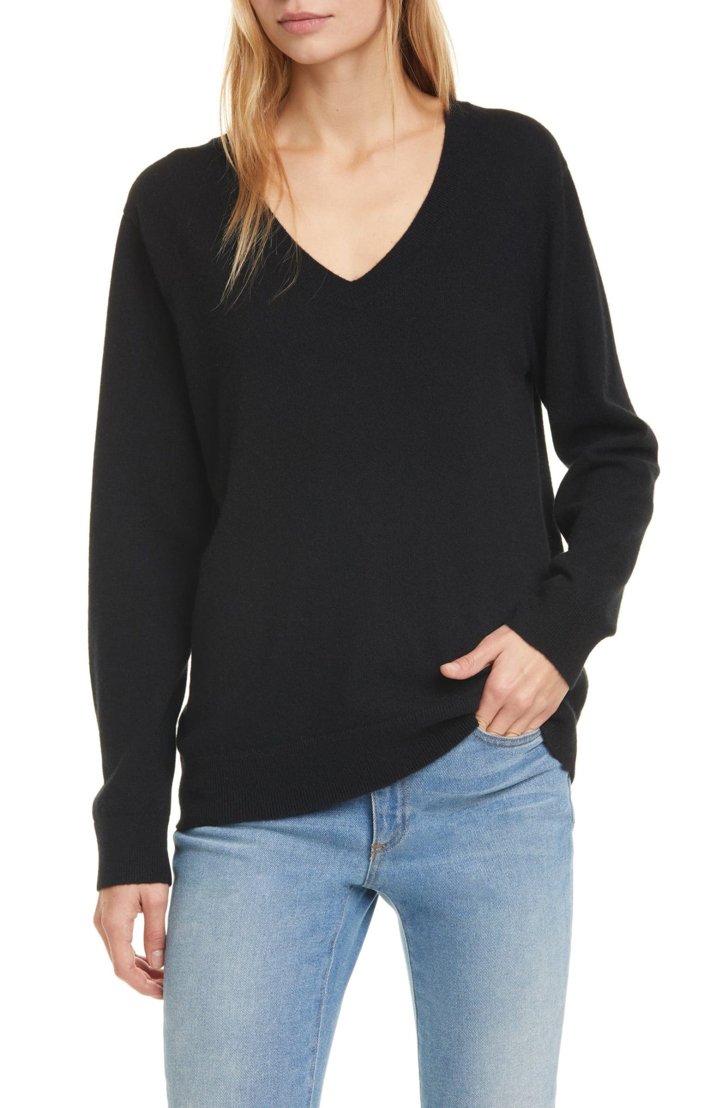 Cashmere VS Alpaca: Black cashmere turtleneck