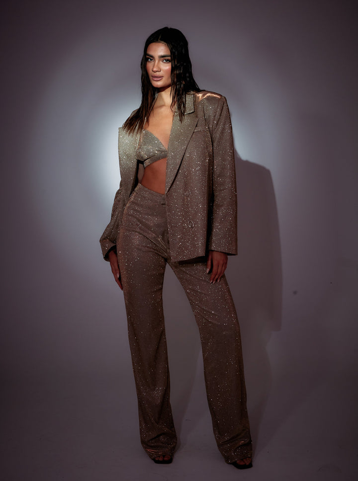 Light bronze SLA the Label Bronze Santorini Trousers 