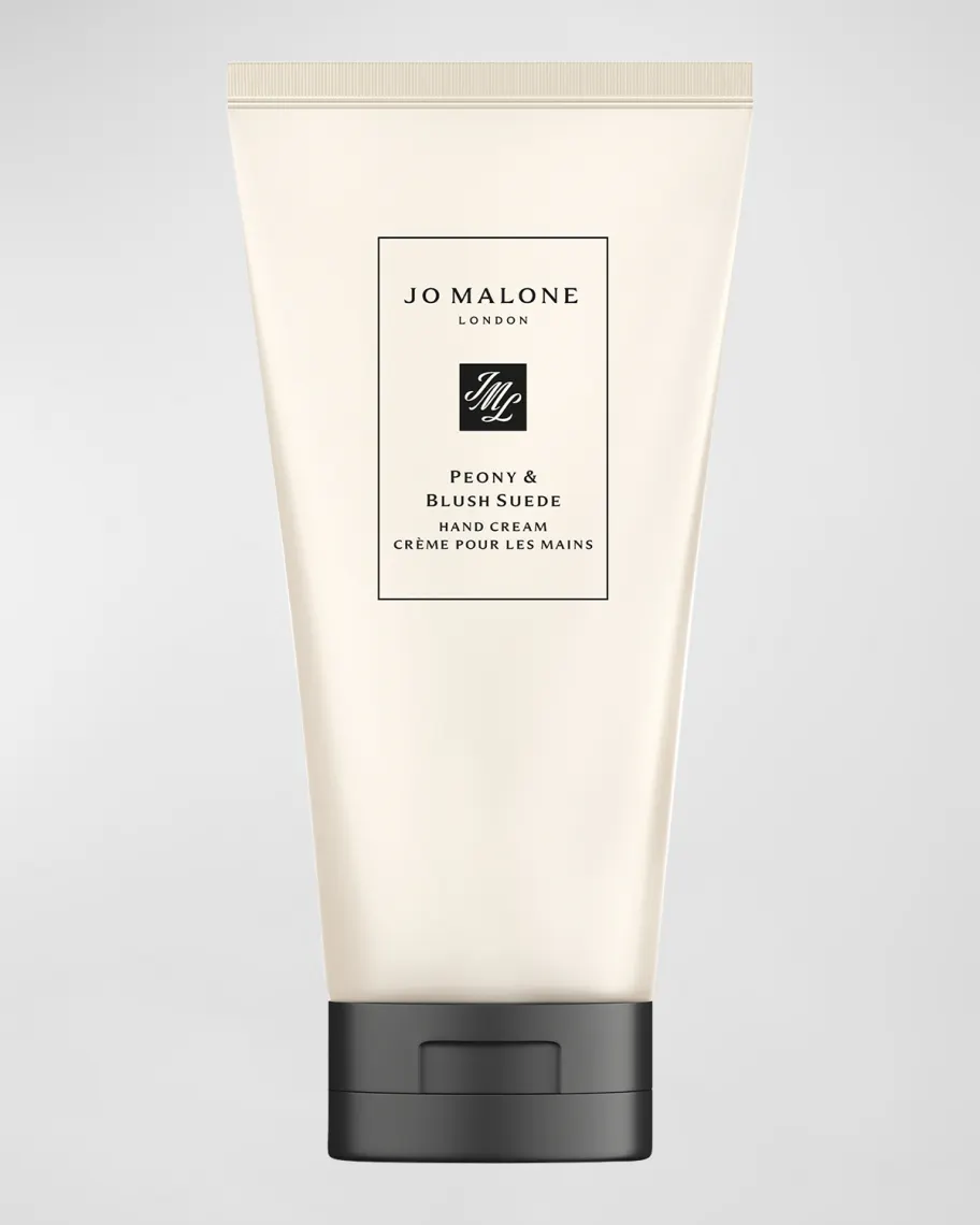 Ivory and black Jo Malone 1.7 oz. Peony & Blush Suede Hand Cream 