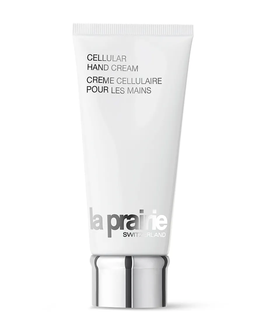 White and silver La Prairie 3.4 oz. Cellular Hand Cream 