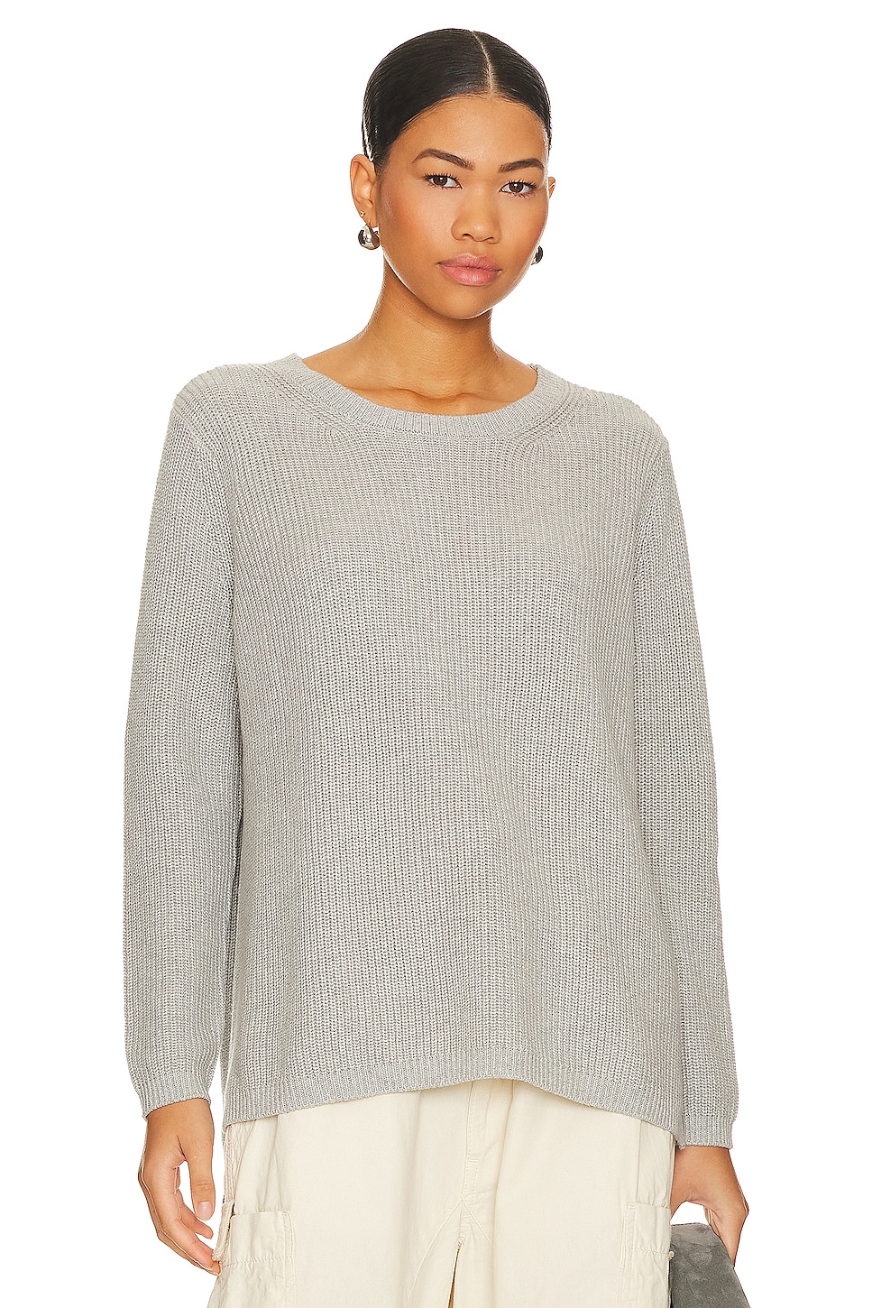 Grey 525 Emma Crewneck Shaker Sweater 