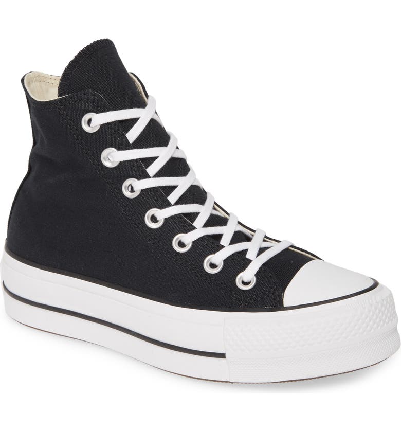 Black and white Converse Chuck Taylor® All Star® Lift High Top Platform Sneaker 