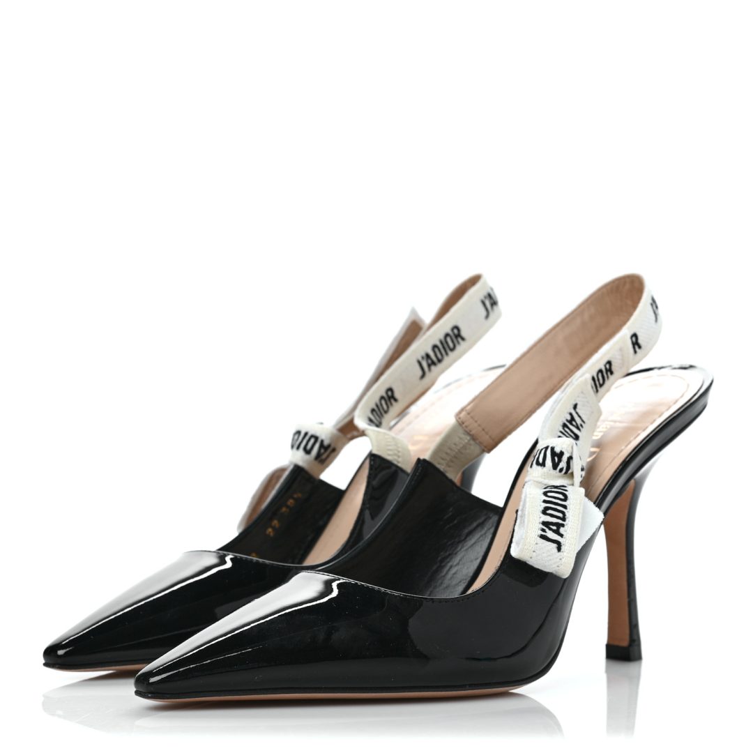 Black Dior J’adior Slingback Pumps