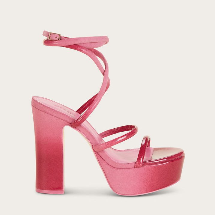 Cult Gaia Pink Aliza Platforms