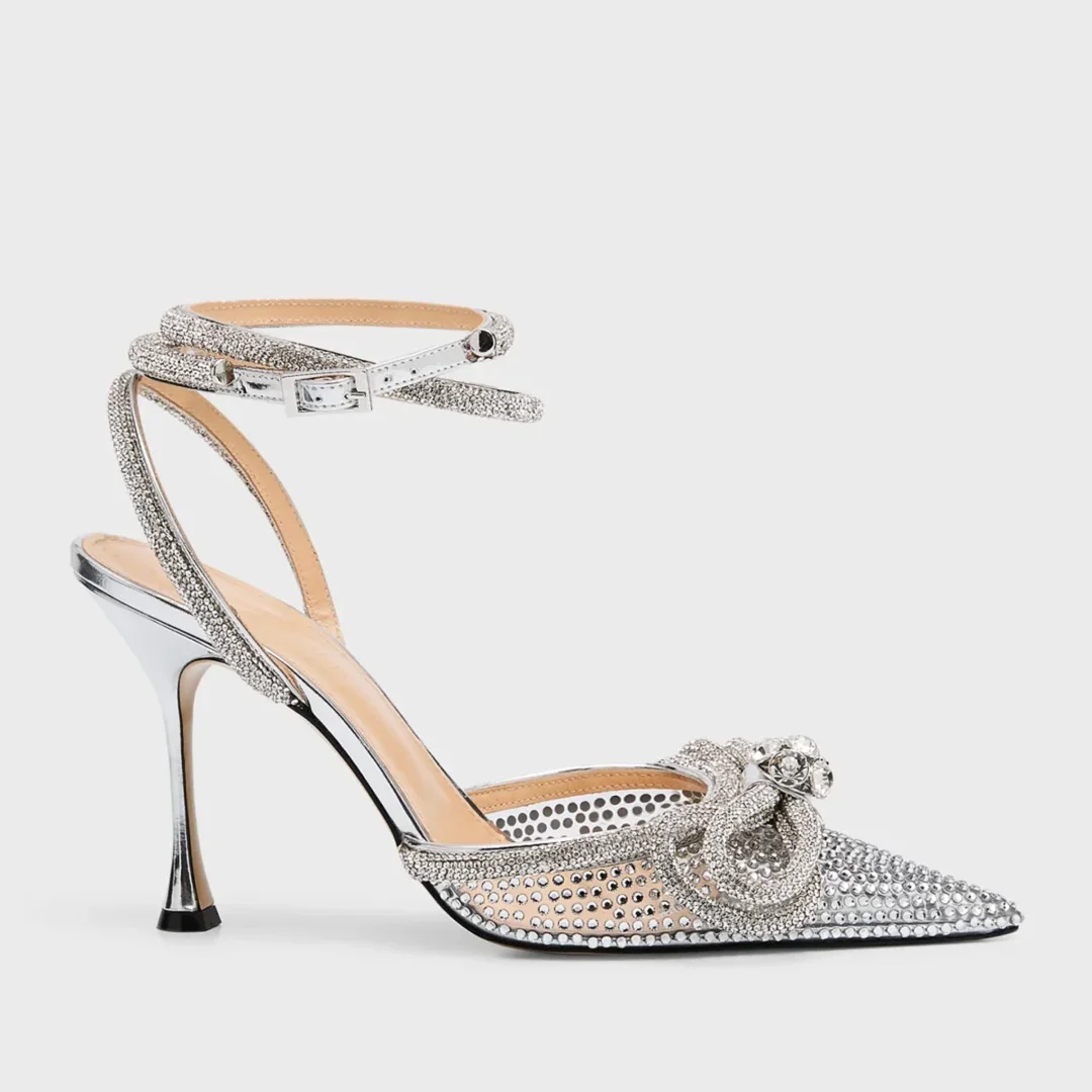 Mach & Mach Strass Bow Pumps