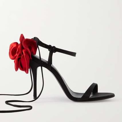 Magda Butrym Embellished Flower StrappySandals