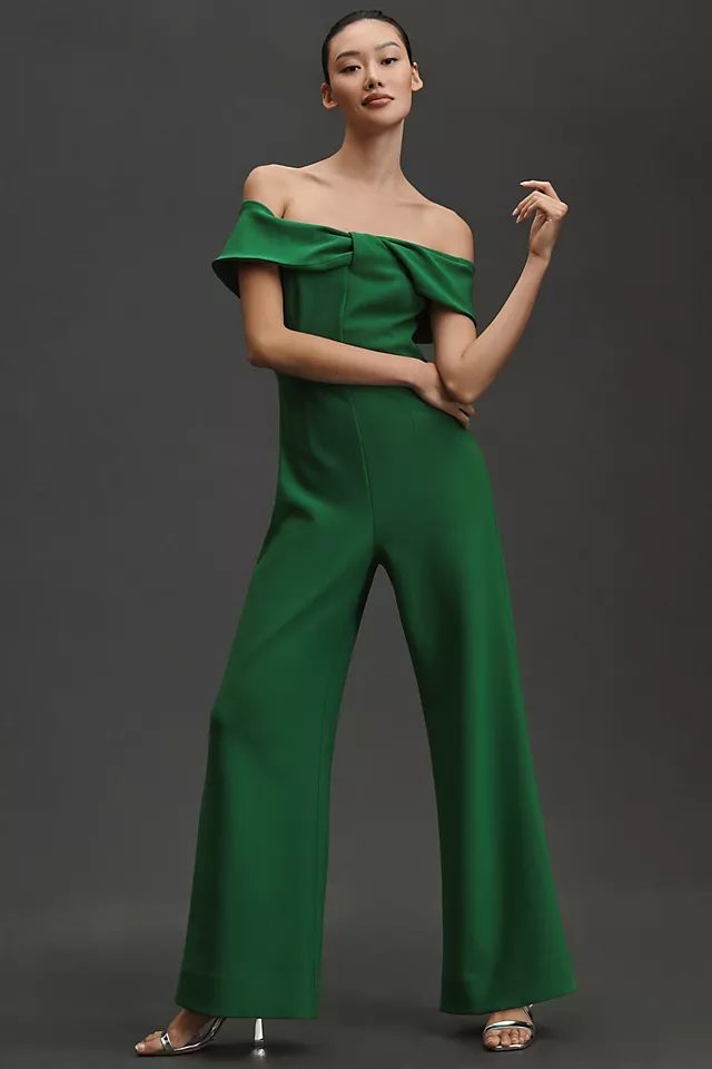 Green Anthopologie Elliatt Izabella Jumpsuit 