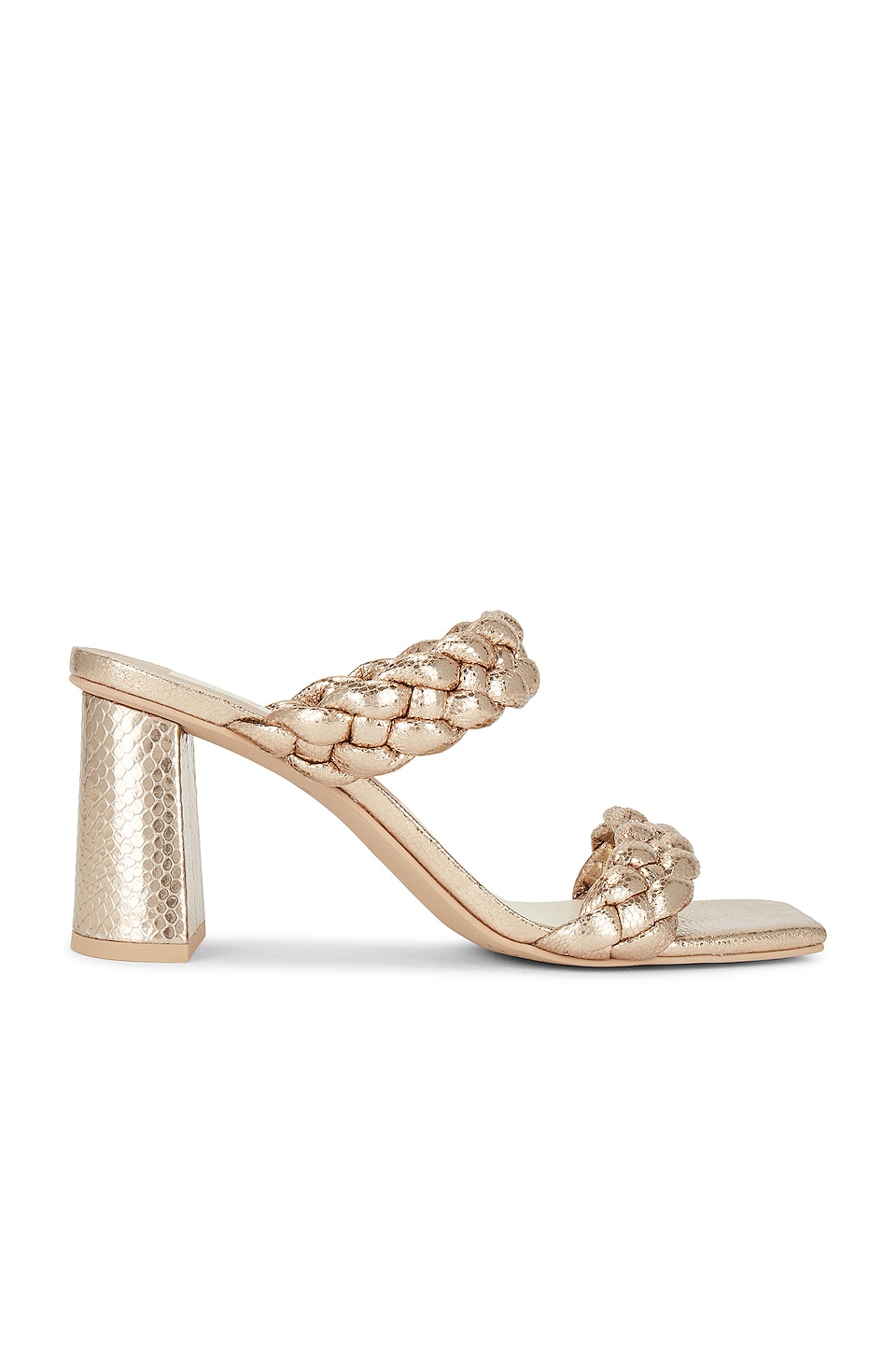 Gold braided heels from Dolce Vita