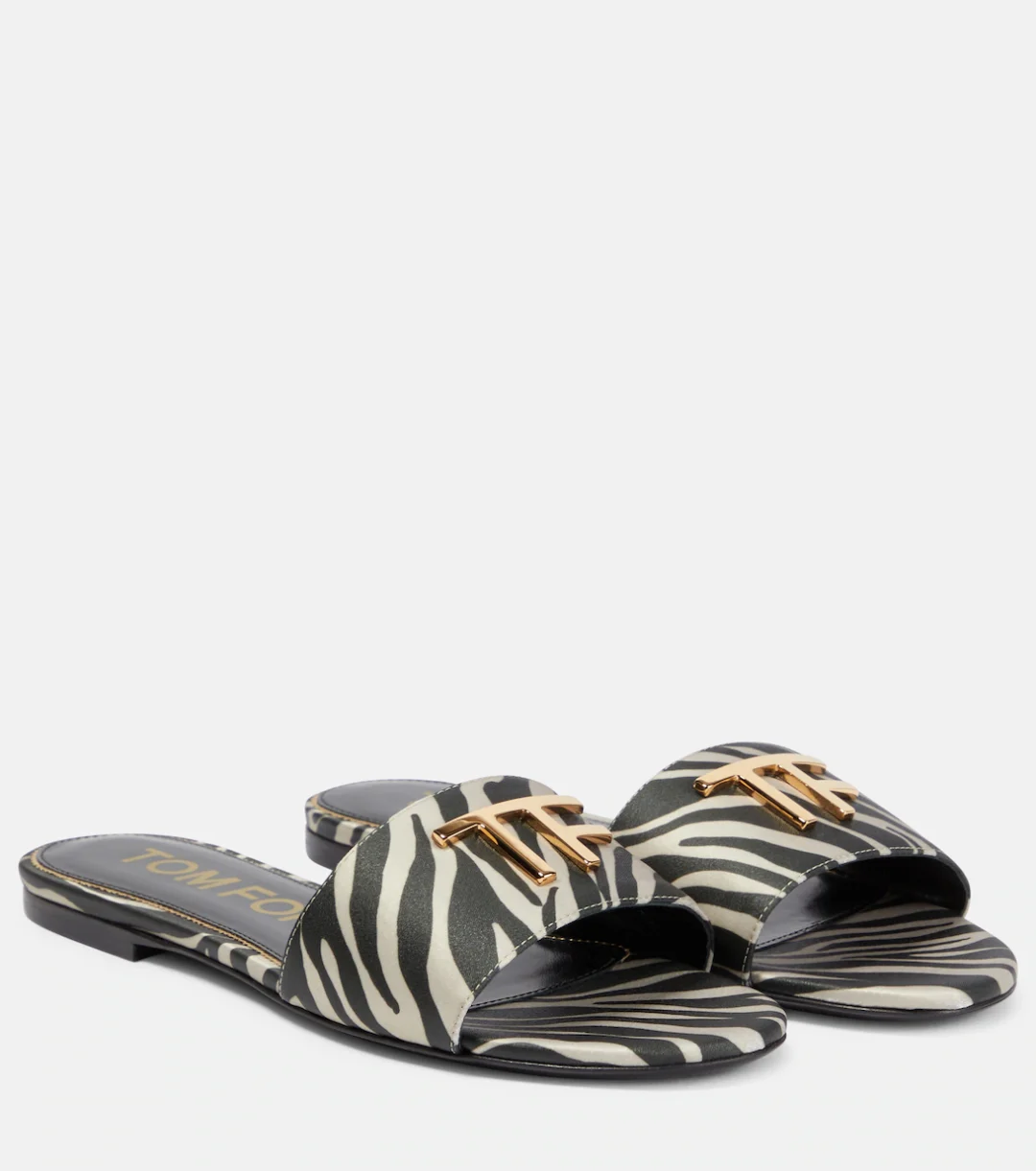 Zebra print sandals