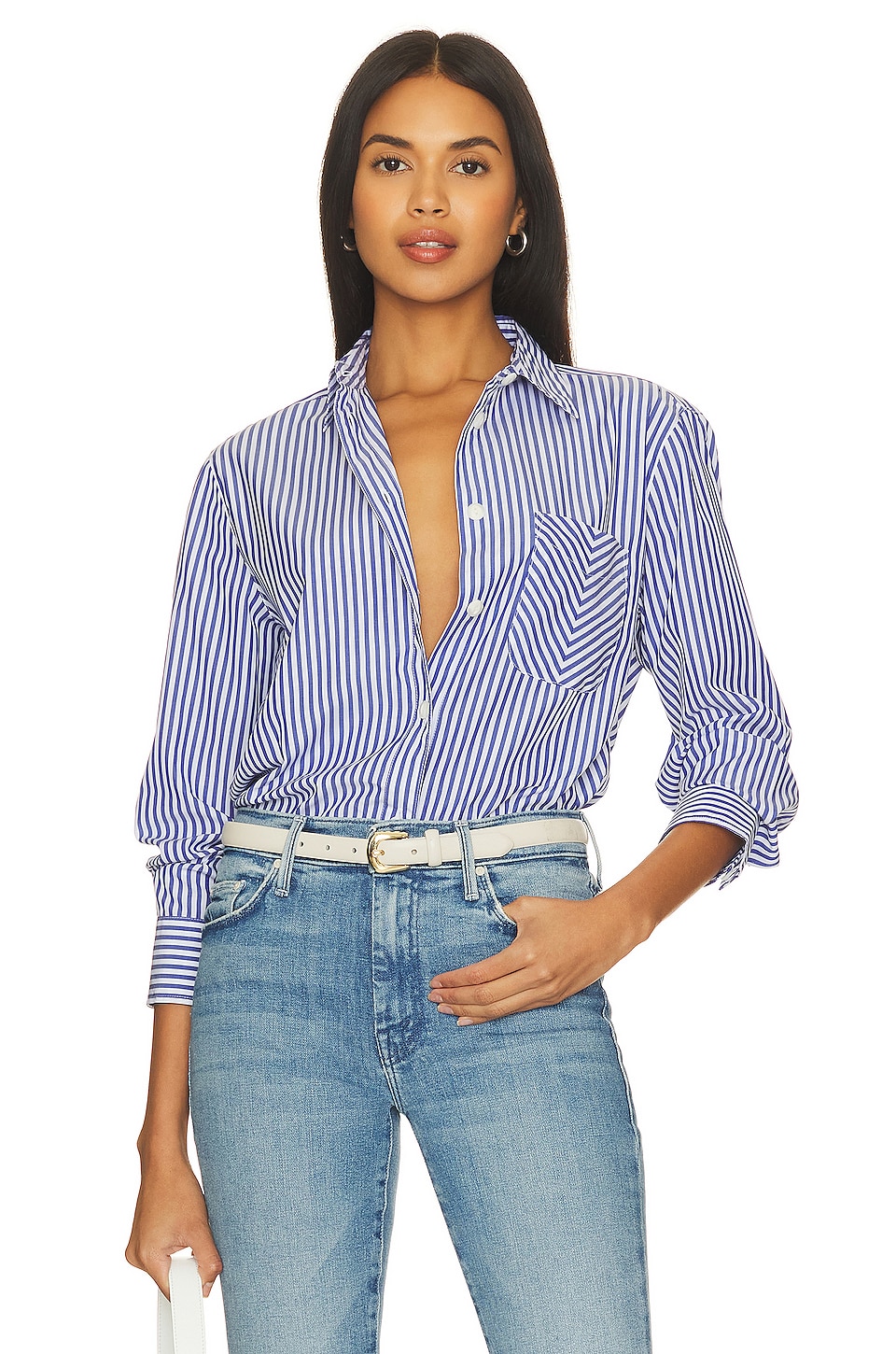 Blue stripe shirt