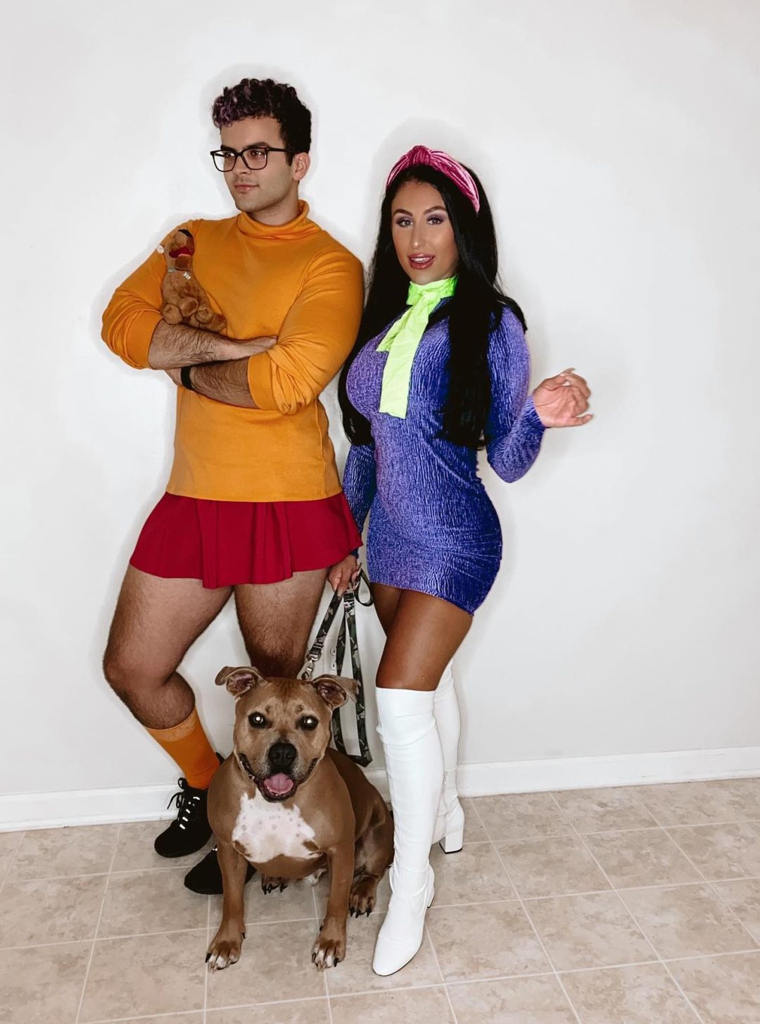 Funny Velma and Daphne couples Halloween costume