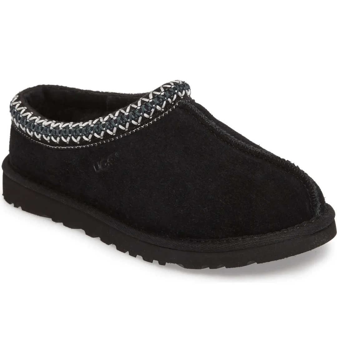 Black Ugg Tasman slipper