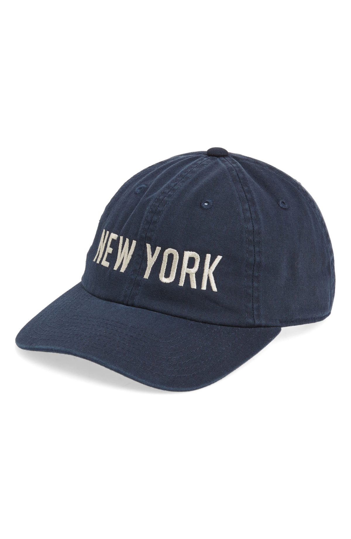 Dark blue American Needle New York Cotton Baseball Cap 