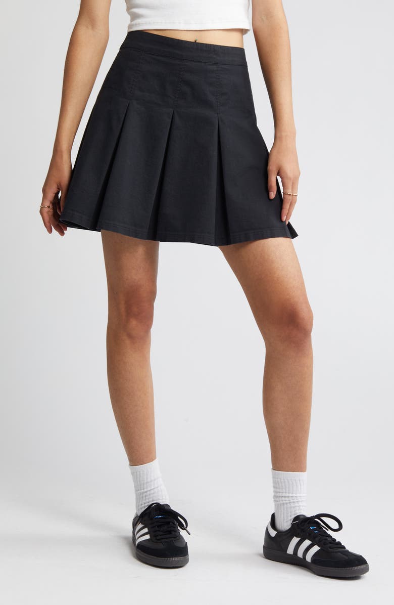 Dark grey BP Pleated Tennis Skirt 