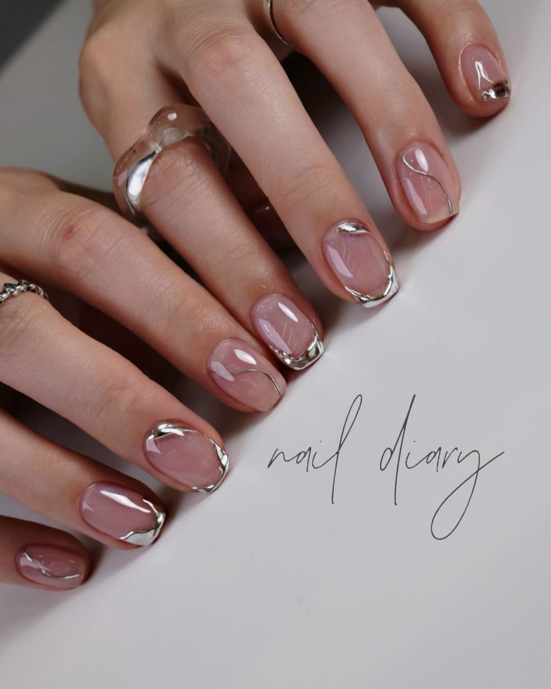 25 Stunning Silver Nails Perfect For The Party Season