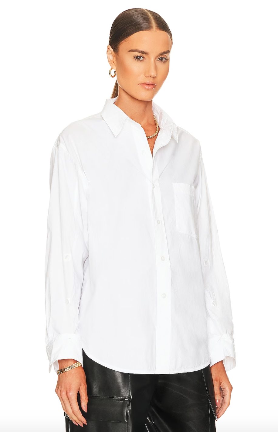 White button down shirt