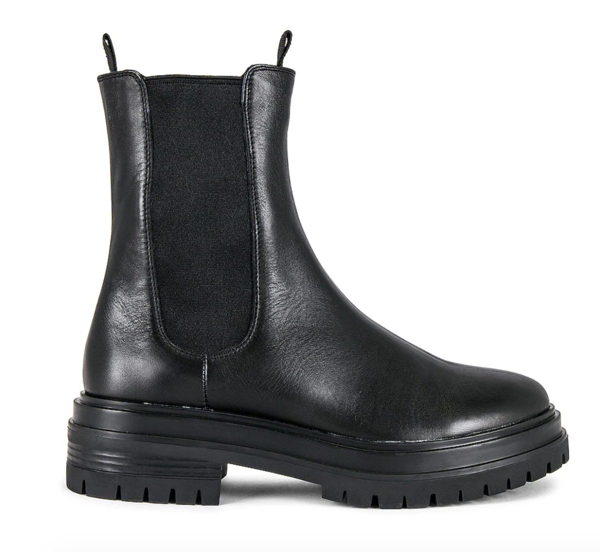 Black Chelsea boots