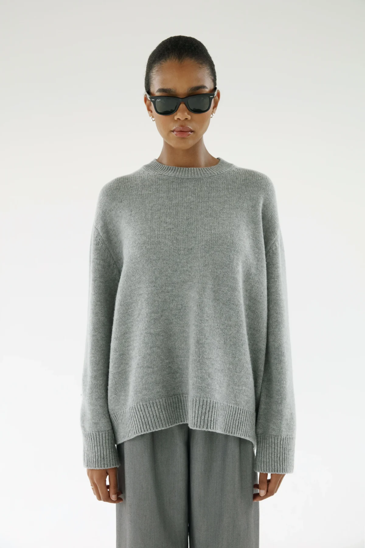 Grey cashmere sweater