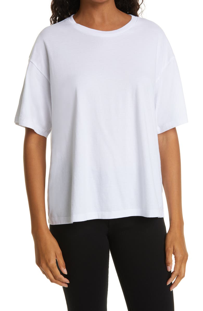 White AG Jagger Ex-Boyfriend Crewneck T-Shirt 