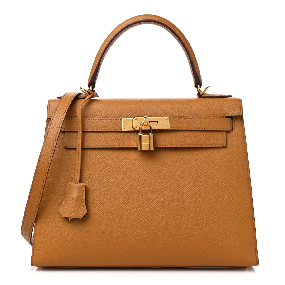 Tan Hermes Epsom Kelly Sellier 28 