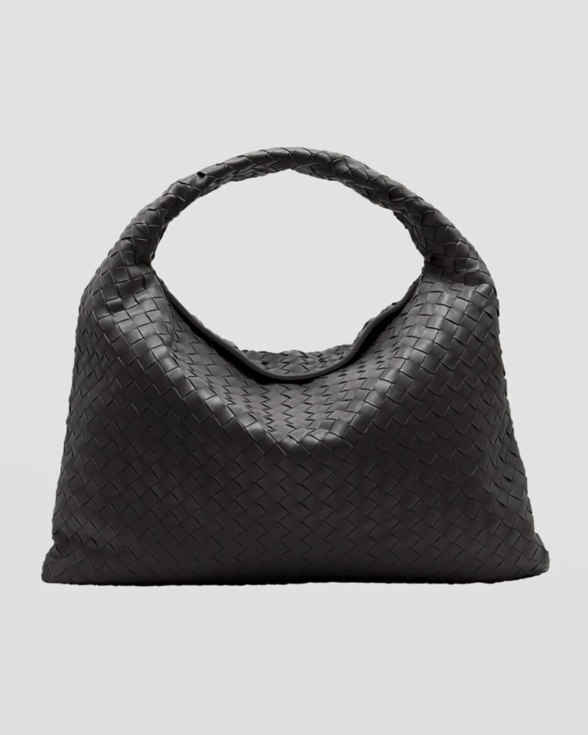 Dark brown Bottega Veneta Large Hop Bag