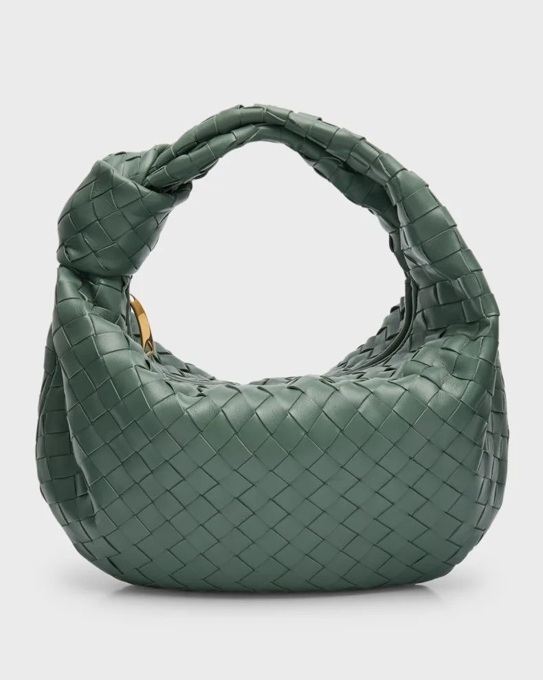 Green Bottega Veneta Teen Jodie Bag 