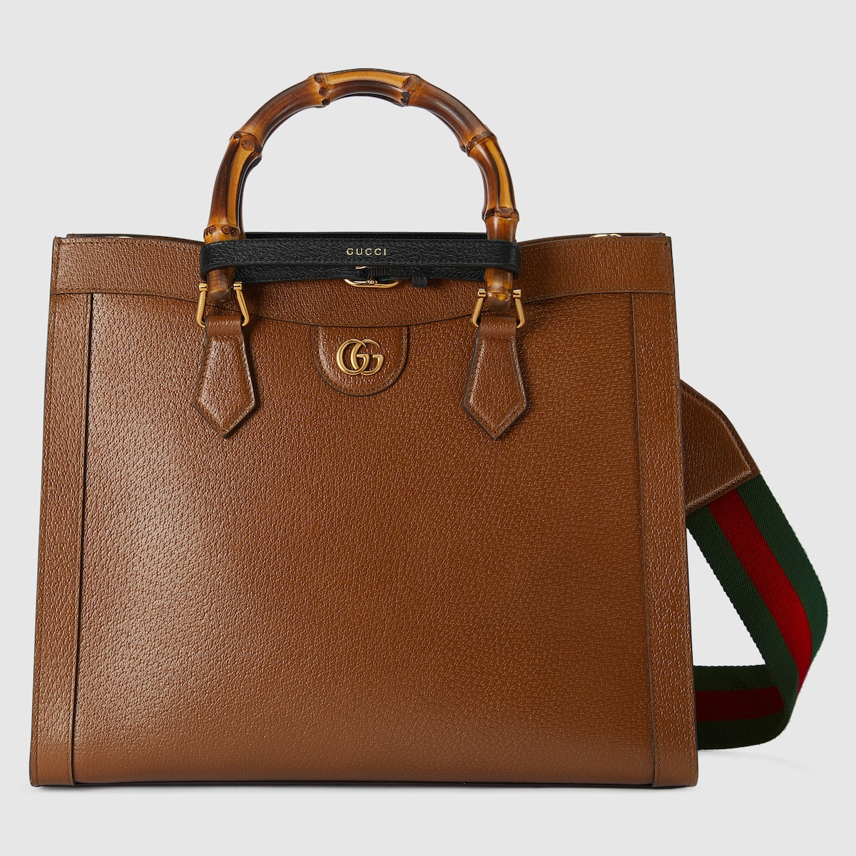 Dark brown Gucci Diana Medium Tote Bag 